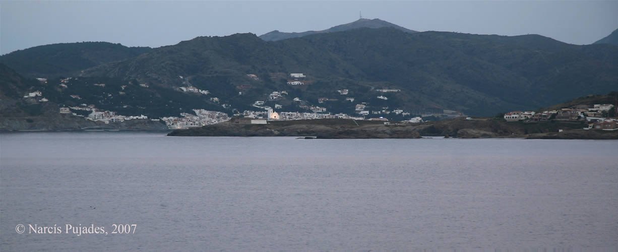 El Port de la Selva, des de Llançà.