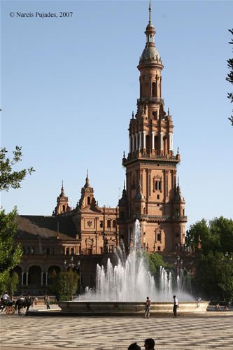 Sevilla, Plaza de España.