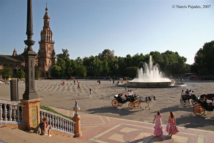 Sevilla, Plaza de España.