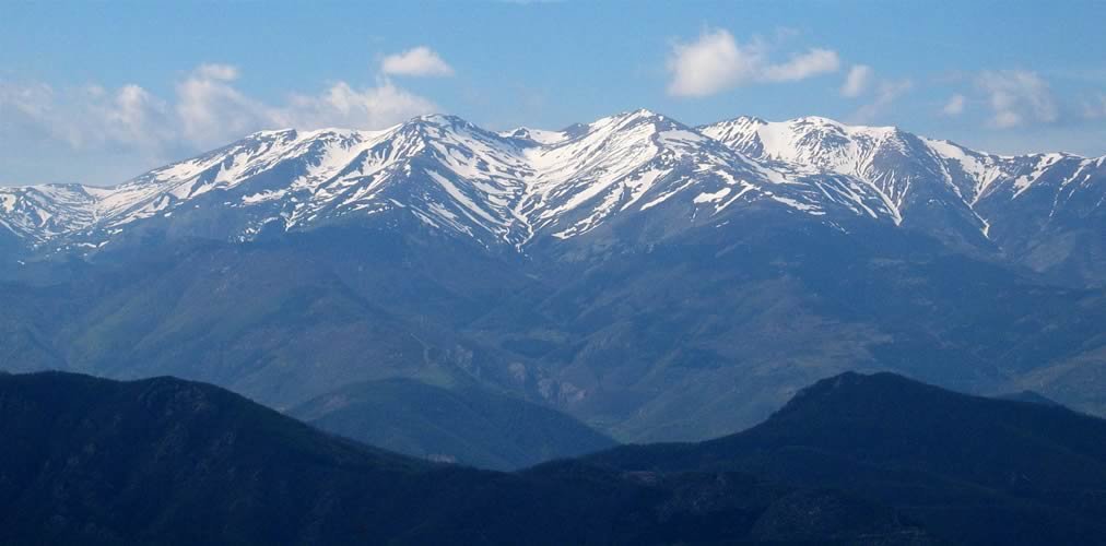 Vessant sud del Canigó.