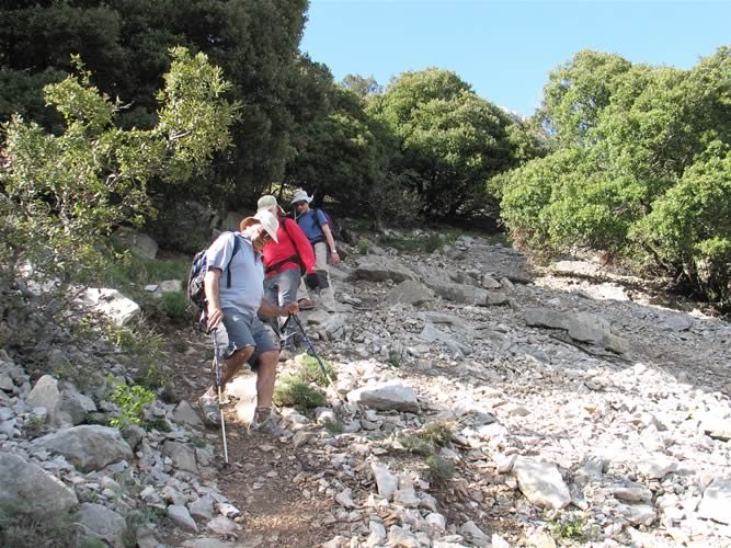 Baixada per la tartera.