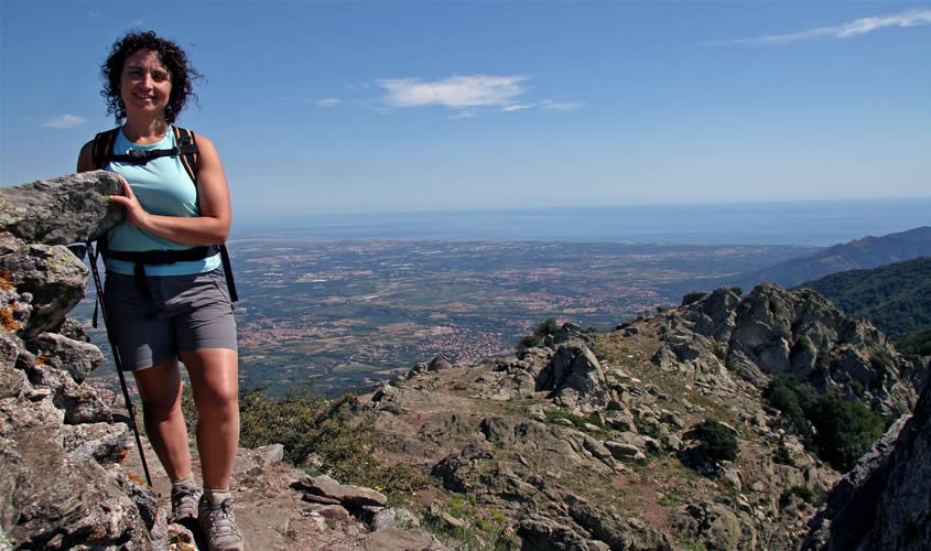 El Rosselló amb la Mediterranea al fons.