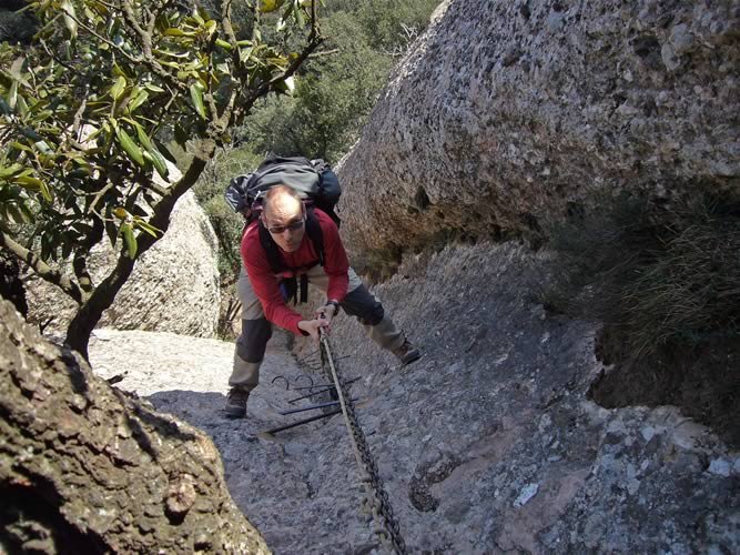 Baixant cap el Coll del Porc.