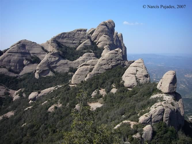 Els Frares Encantats des dels Aurons.