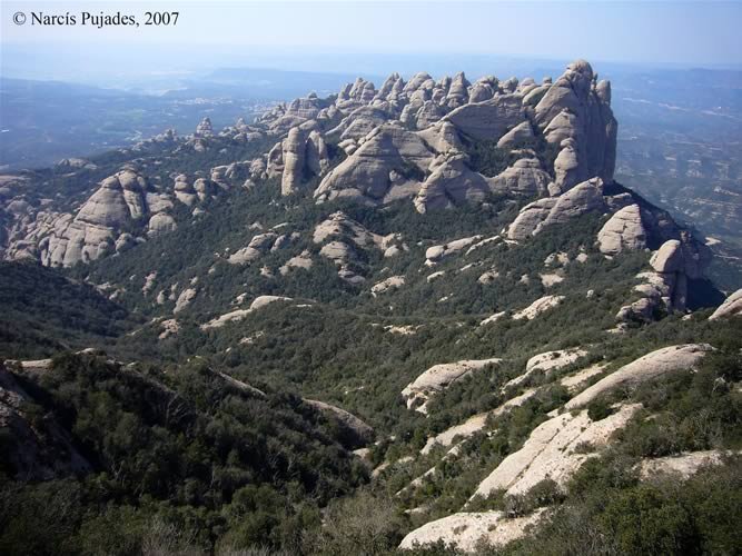 Els Frares Encantats des dels Aurons.