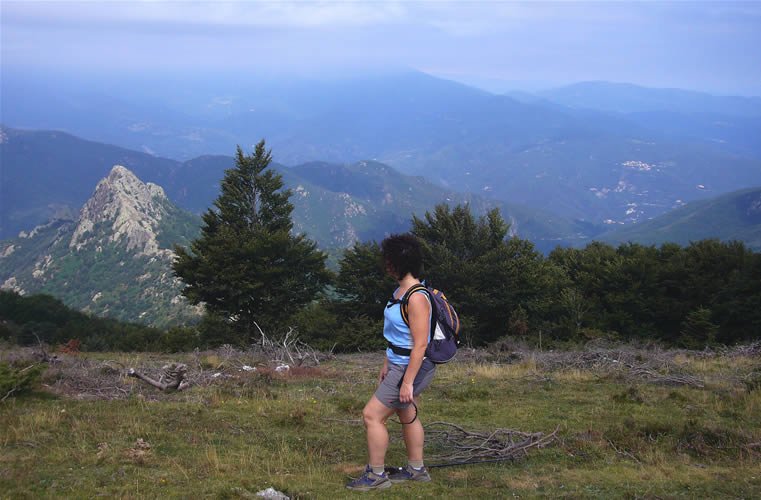 El Vallespir, amb el Canigó tapat.