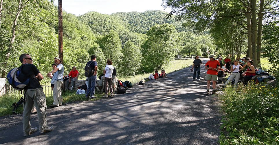 Hem arribat a Py, tot esperant el bus.