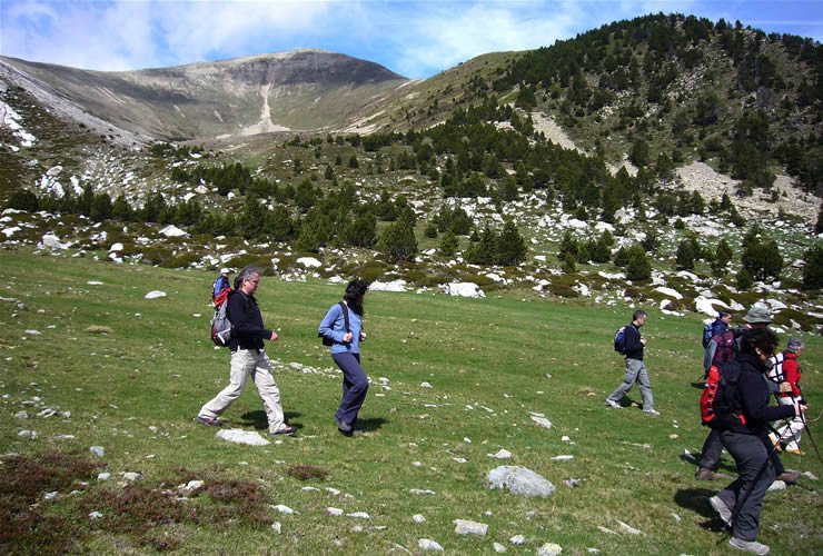 Coma de la Portella, amb el Pic de Dona al fons.