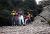 Baixada per la canal de la Roca del Migdia.