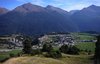 Vista d'Aussois pujant a l'embassament del Plan D'Amont