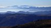 Vistes del Puigsacalm, Aiats i Cabrera, i el Montseny al fons.