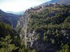 I en la cara nord, la via ferrata 